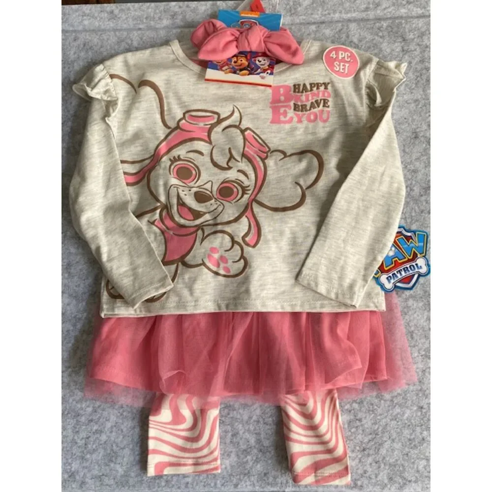 Lot of 2T Baby Toddler Outfits Dress, 4 Piece Outfit, Cuddleduds